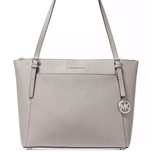 MICHAEL KORS Voyager East West Leather Tote